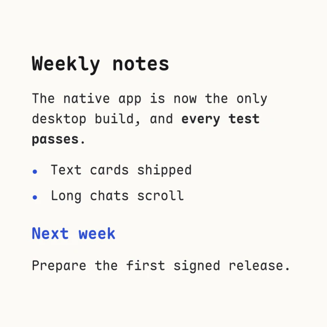 Document card made from the sample text, in the Reading page style.