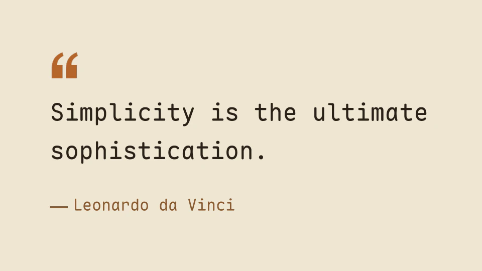 Quote, 16:9.
