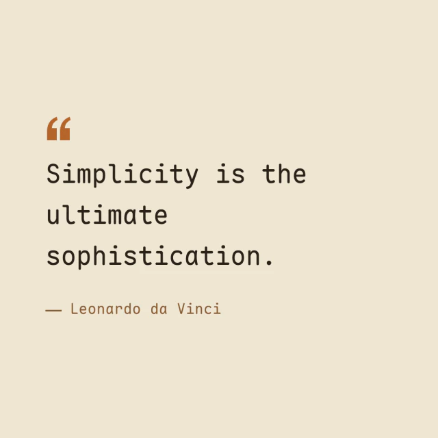 Quote card made from the sample text, in the Book excerpt style.