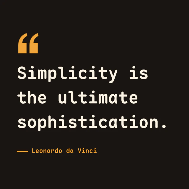 Quote card in the Statement style.