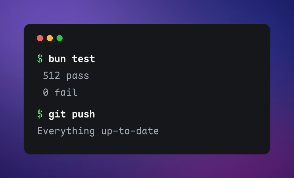 Terminal session, 16:9.