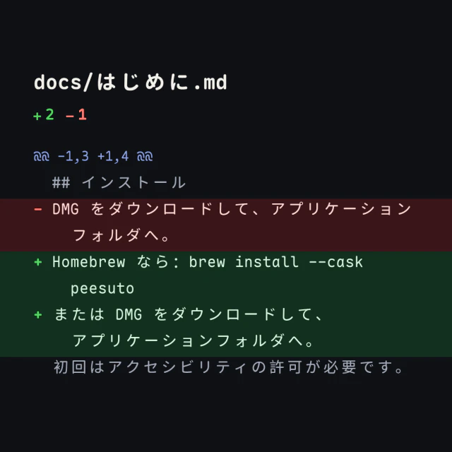 差分カード、夜の差分スタイル。